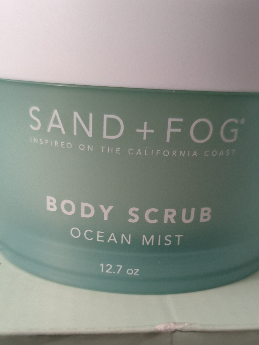 Sand + Fog Ocean Mist Body Scrub - Seafoam Green